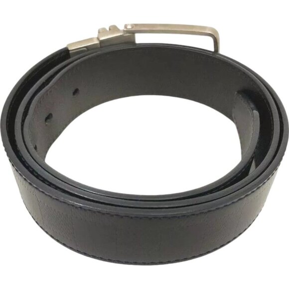 624246AP (S3) Louis Vuitton Belt Infini Ceinture 90cm Mens Black Leather - Picture 3 of 8